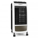 oneConcept CarribeanBlue Condizionatore ventilatore depuratore aria (70 Watt  3 velocitá  capacitá 4 litri  compatto) Bianco / Nero - ipcRBLsI