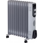 JATA R111 Indoor Grey 2500W Oil electric space heater - electric space heaters (Oil electric space heater  Oil  Indoor  Grey  Rotary  2500 W) - Y6cHcXD2