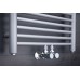 Scaldasalviette calorifero termoarredo porta asciugamani 1120 x 500 - Silver - TxXFRN16