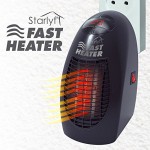 starlyf Fast Heater – Riscaldamento di "Potente 400 W e compatto con termostato regolabile e timer programmabile - dB8DruXD