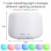 Heryaa 500ml Aroma Essential Oil Diffuser 7 Colors Ultrasonic Cool Mist Humidifier Aromatherapy Air Humidifier 4 Timer Settings - Waterless Auto Shut-off Function - V20uFpx8